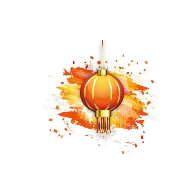 Transparent Lantern Lantern Festival New Year Orange Pumpkin for Diwali