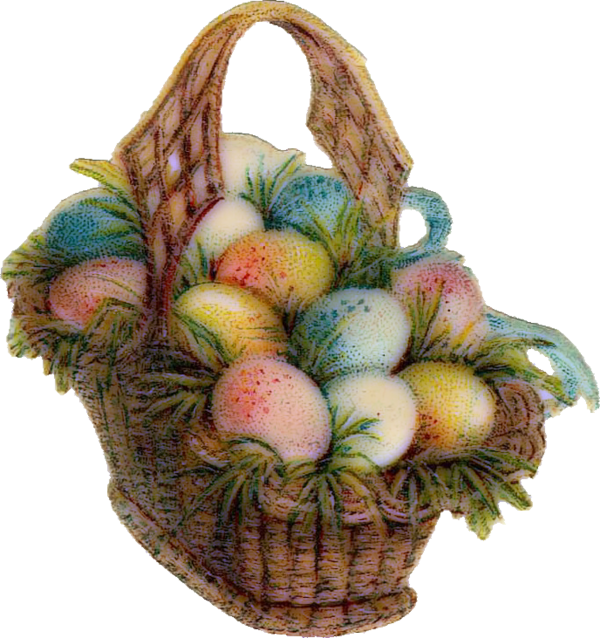 Transparent Easter Bunny Easter Easter Basket Fruit Basket for Easter