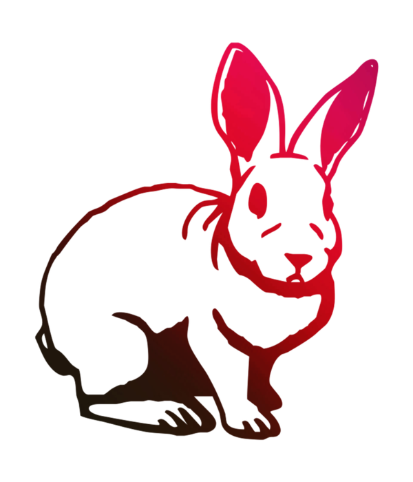 Transparent Dingbat Hare Wingdings Rabbit Rabbits And Hares for Easter