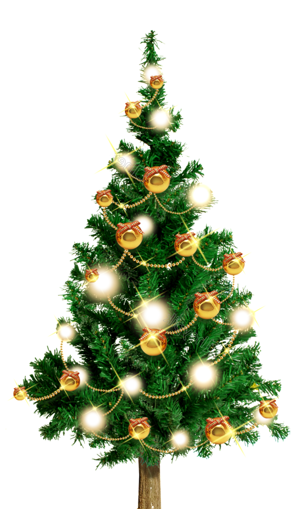 Transparent Christmas Tree Fir Santa Claus Christmas Decoration for Christmas