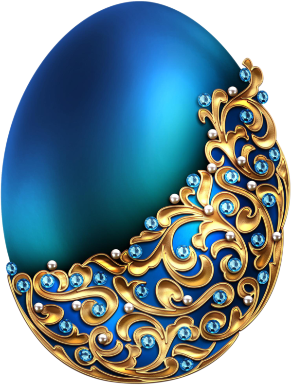 Transparent Easter Egg Egg Egg Decorating Blue Aqua for Easter