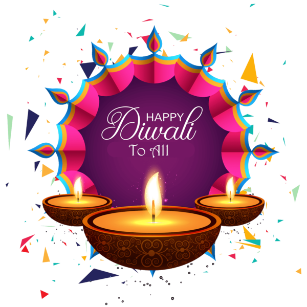 Transparent Diwali Festival Rangoli Lighting Event for Diwali