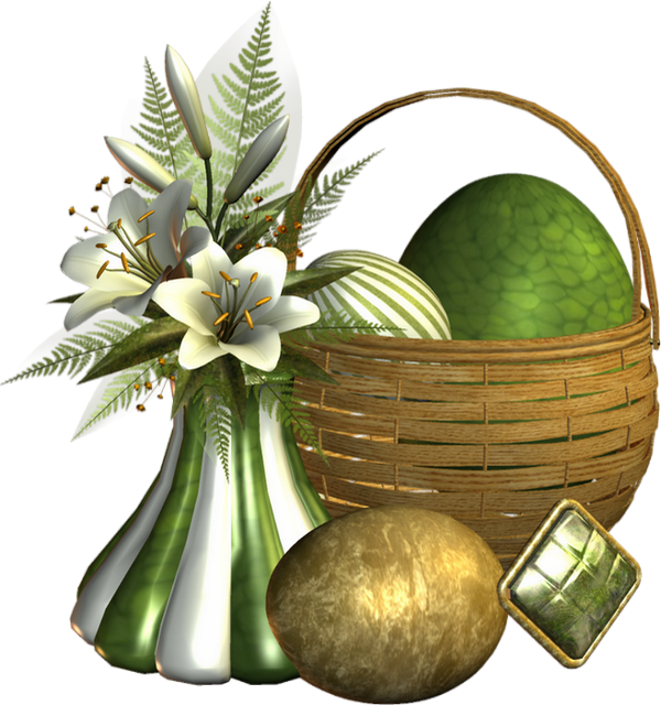 Transparent Easter Egg Easter Egg Fruit Flower for Easter