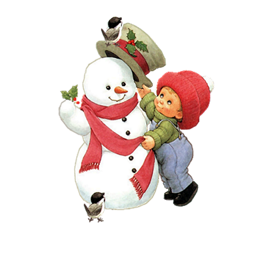 Transparent Christmas Ornament Christmas Child Snowman for Christmas