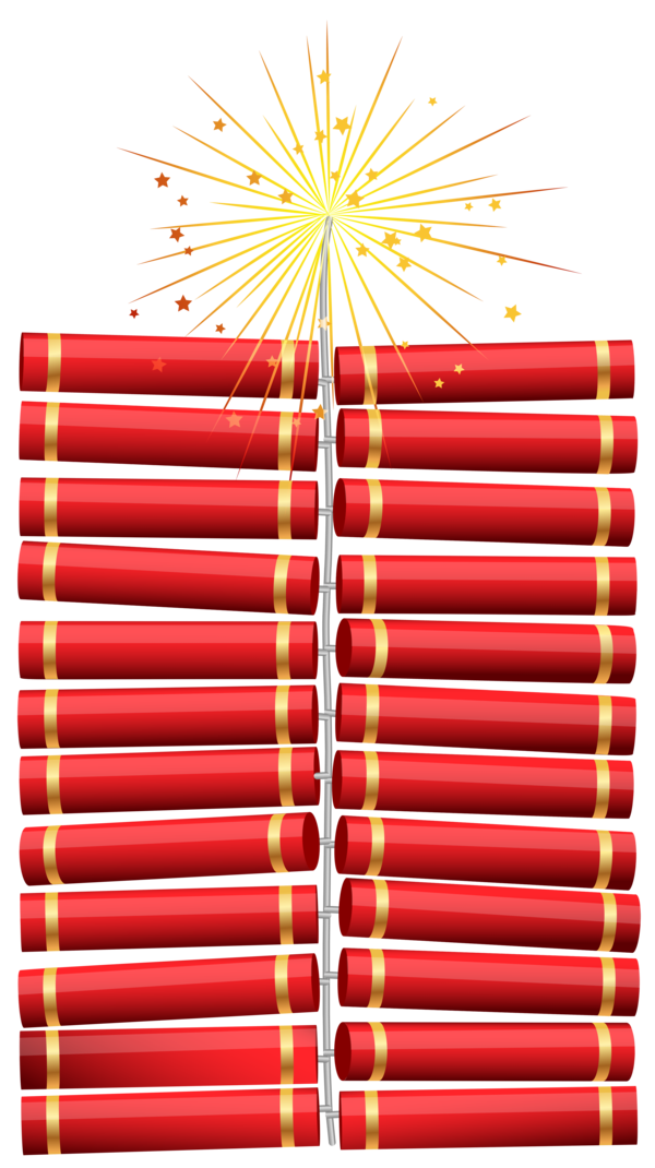 Transparent Candy Cane Christmas Firecracker Pencil Symmetry for Diwali