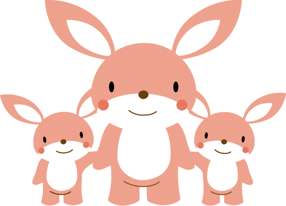 Transparent Hare Easter Bunny Rabbit Pink Nose for Easter