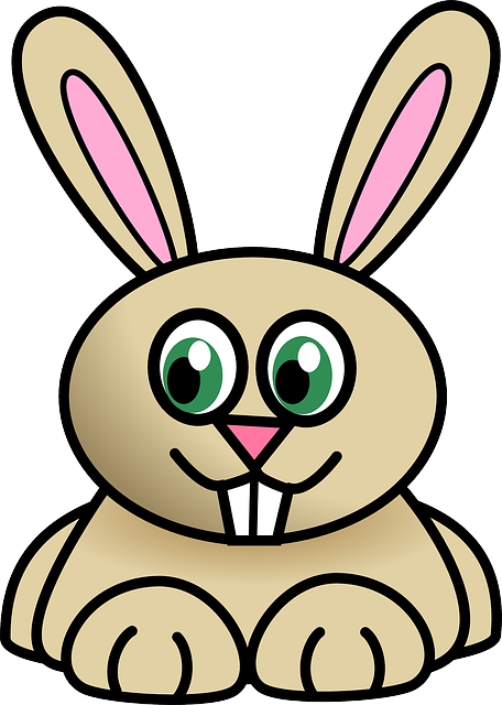 Transparent Easter Bunny Rabbit Website Flower for Easter