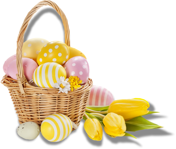 Transparent Easter Paskha Easter Egg Yellow for Easter