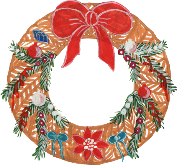 Transparent Wreath Christmas Ornament Christmas for Christmas