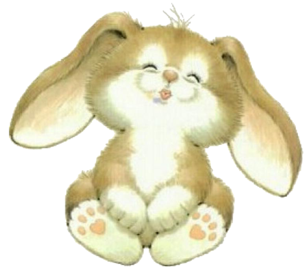 Transparent Easter Bunny Hare Rabbit Stuffed Toy for Easter