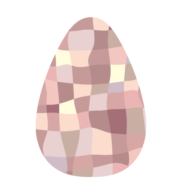 Transparent Easter Egg Easter Egg Pink Triangle for Easter