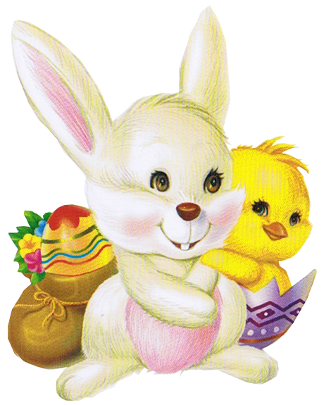 Transparent Easter Bunny Rabbit Happy Easter Yellow Easter for Easter