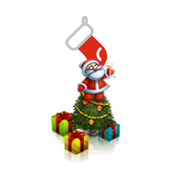 Transparent Santa Claus Christmas Ornament Christmas Tree Snowman for Christmas