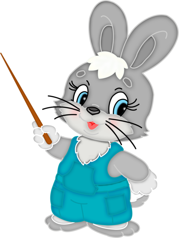 Transparent Drawing Easter Bunny Save Your Own Rabbit Cartoon for Easter