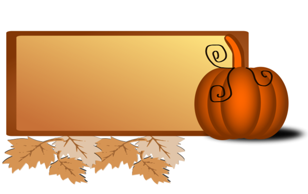 Transparent Autumn Autumn Leaf Color Website Orange Pumpkin for Thanksgiving