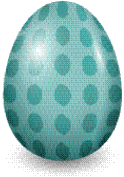 Transparent Easter Egg Easter Egg Green Aqua for Easter