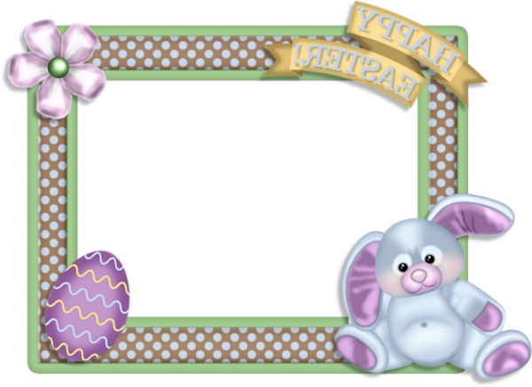 Transparent Picture Frames Easter Toy Picture Frame Purple for Easter