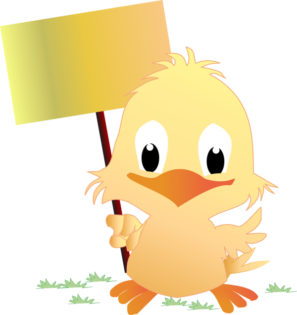 Transparent Easter Animation Easter Basket Water Bird Duck for Easter