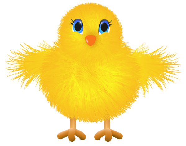 Transparent Chicken Easter Kifaranga Water Bird Yellow for Easter