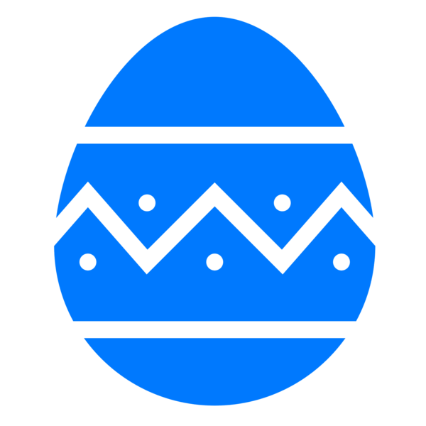 Transparent Easter Easter Egg Easter Bunny Blue Line for Easter