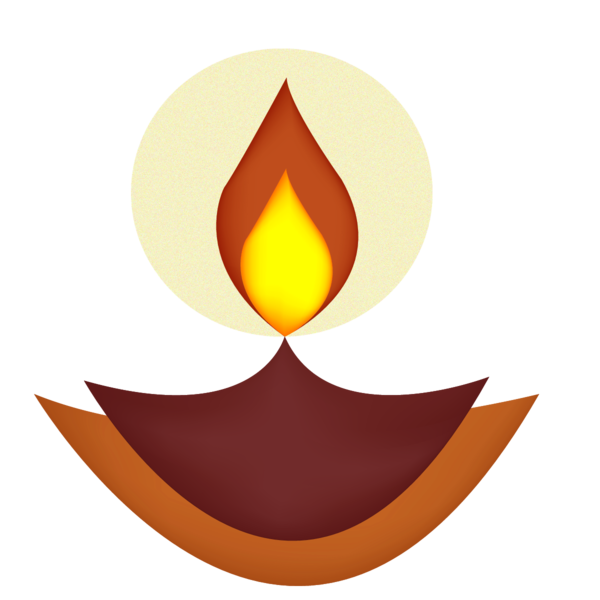 Transparent Diwali Diya Hinduism Symbol for Diwali