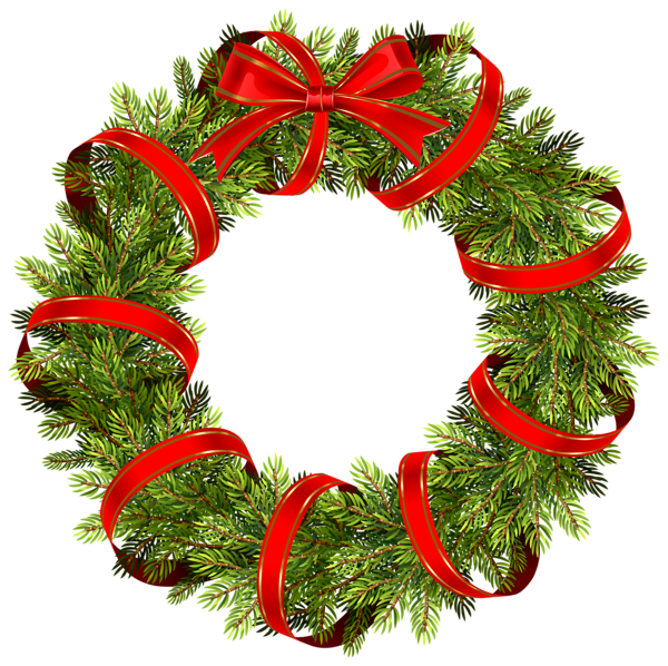 Transparent Christmas Christmas Decoration Wreath Evergreen Fir for Christmas
