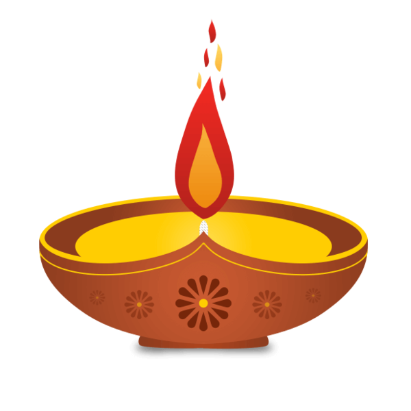 Transparent Diwali Kandeel Fireworks Tableware for Diwali