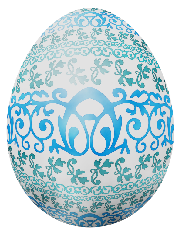 Transparent Easter Egg Chicken Egg Turquoise Aqua for Easter