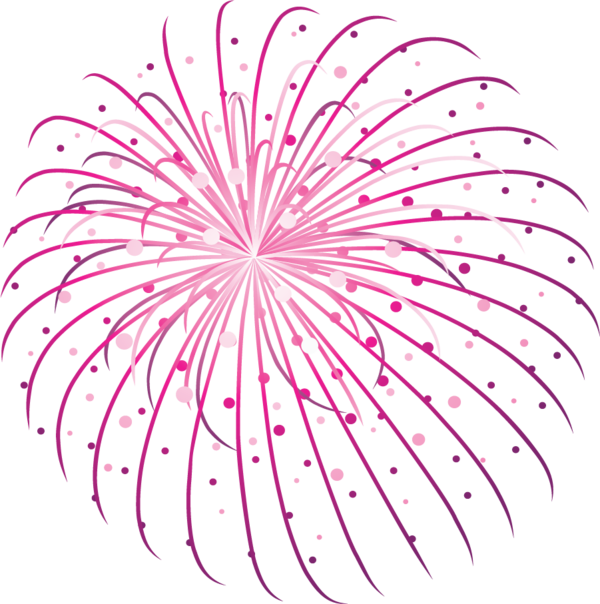 Transparent Firecracker Diwali Fireworks Pink Plant for Diwali