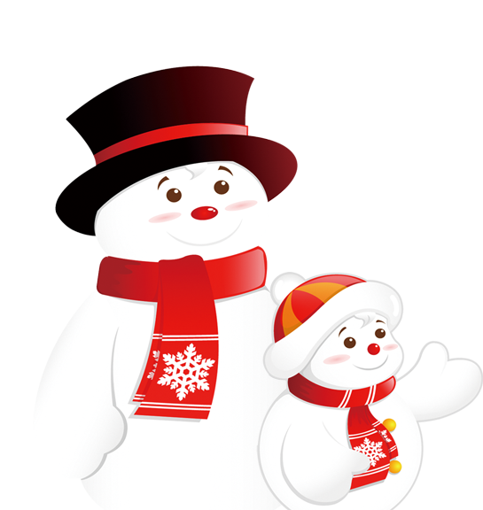 Transparent Christmas Snow Snowman Christmas Ornament for Christmas