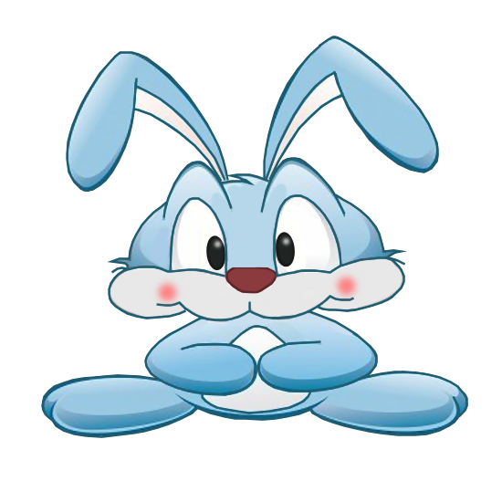 Transparent Rabbit Drawing Cartoon for Easter