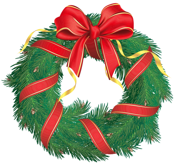 Transparent Christmas Day Wreath Candy Cane Christmas Decoration for Christmas