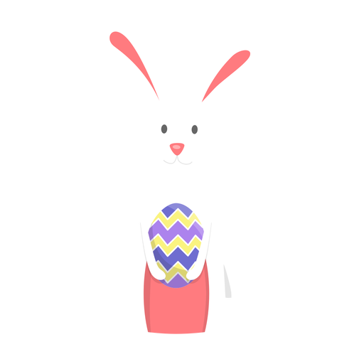 Transparent Rabbit Easter Easter Egg Cartoon White for Easter