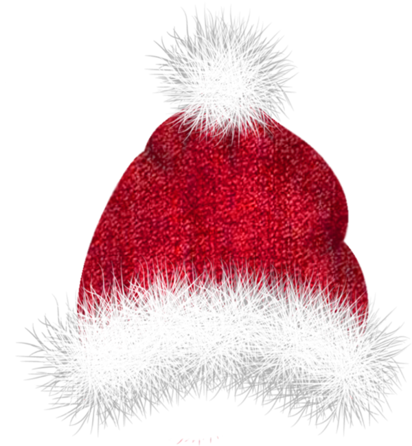 Transparent Christmas Ornament Headgear Christmas Tree Knit Cap for Christmas