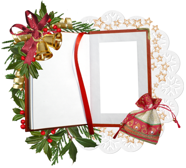 Transparent Christmas Picture Frame Gift Christmas Ornament for Christmas