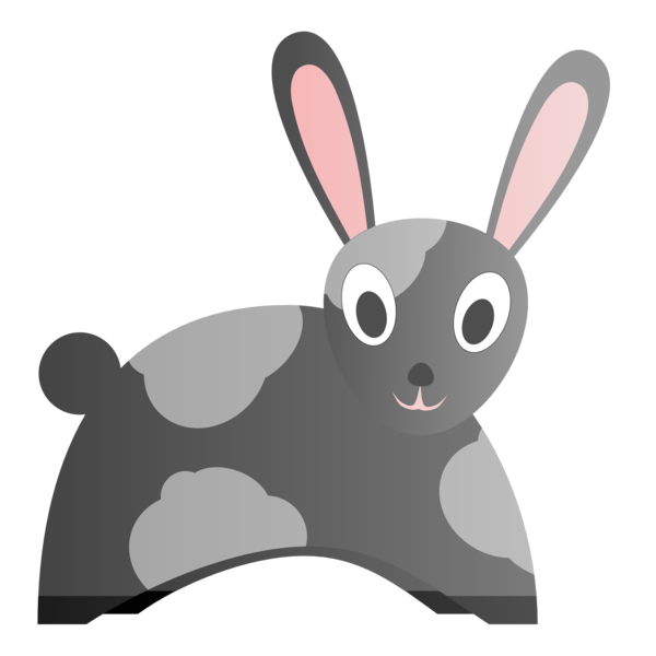Transparent Hare Pig Rabbit Whiskers for Easter