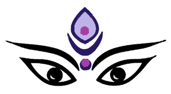 Transparent Durga Puja Kali India Purple Eye for Dussehra