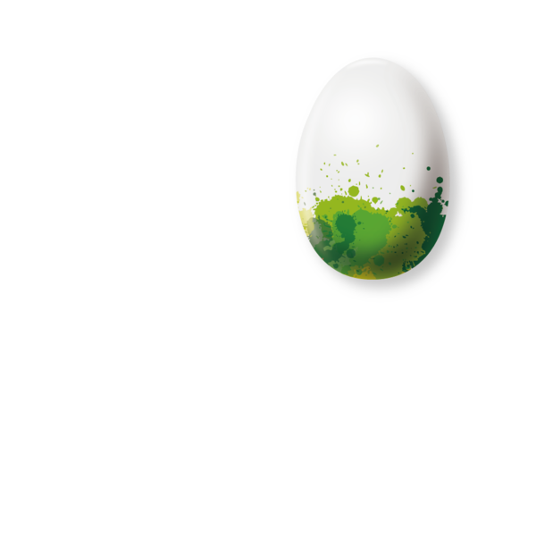 Transparent Egg Bird Egg Boiled Egg Sphere Green for Easter