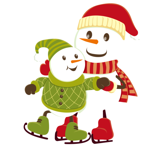 Transparent Snowman Christmas Poster Christmas Ornament for Christmas