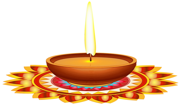 Transparent Cup Candle Lighting for Diwali