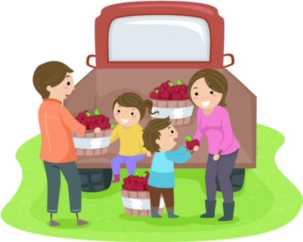 Transparent Drawing Family Harvest Play Toy for Thanksgiving