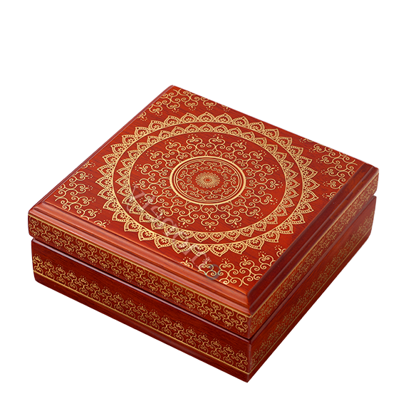 Transparent Gold Apmex Palladium Box Rectangle for Diwali