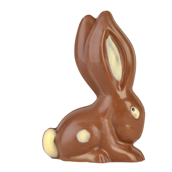 Transparent Hare Easter Bunny Chocolate Figurine for Easter