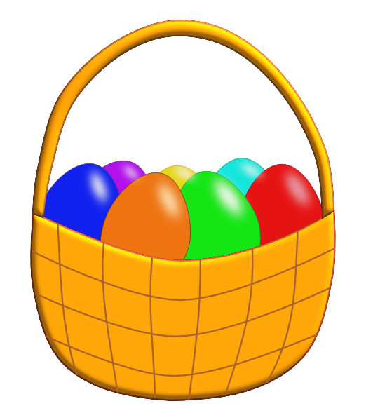 Transparent Easter Bunny Easter Basket Easter Egg Food for Easter