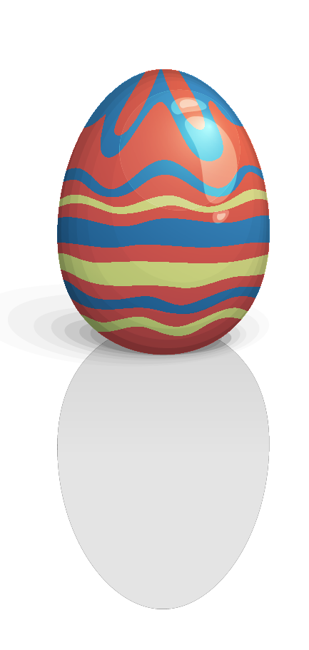 Transparent Easter Egg Easter Set Ball for Easter