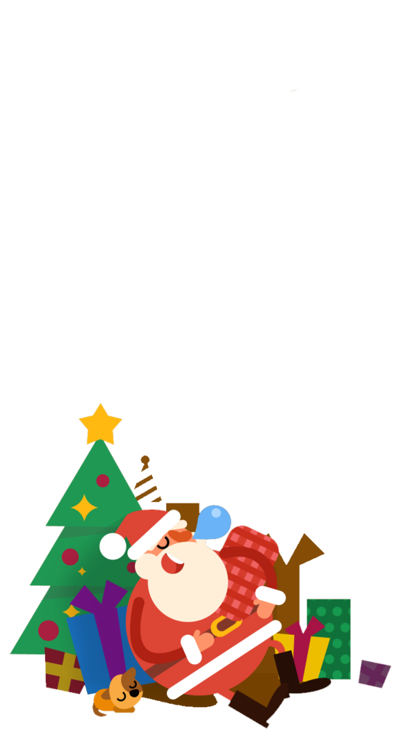 Transparent Santa Claus Christmas Ornament Christmas Tree Play Holiday for Christmas