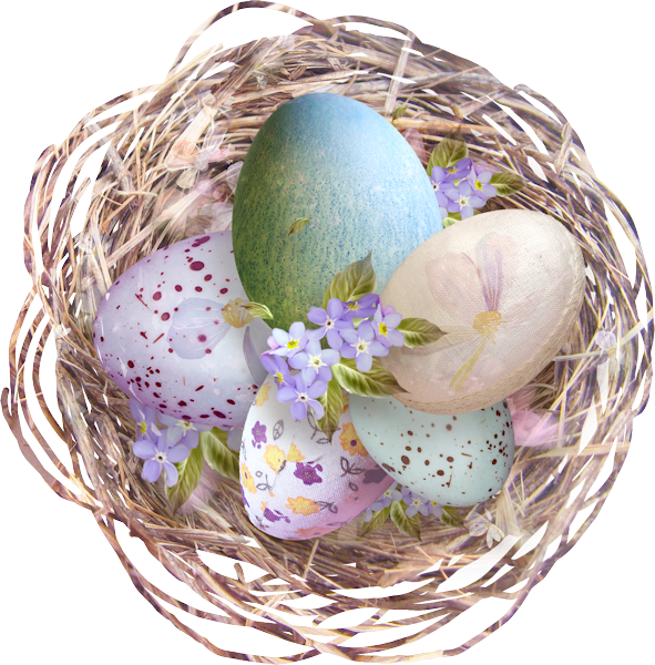Transparent Easter Egg Easter Egg Bird Nest for Easter