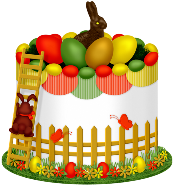 Transparent Fruitcake Birthday Cake Cupcake Food Toy for Easter