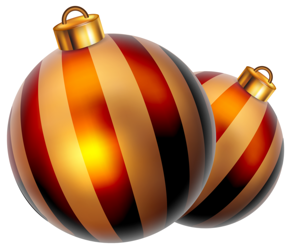 Transparent Christmas Ornament Christmas Christmas Tree Orange Sphere for Christmas