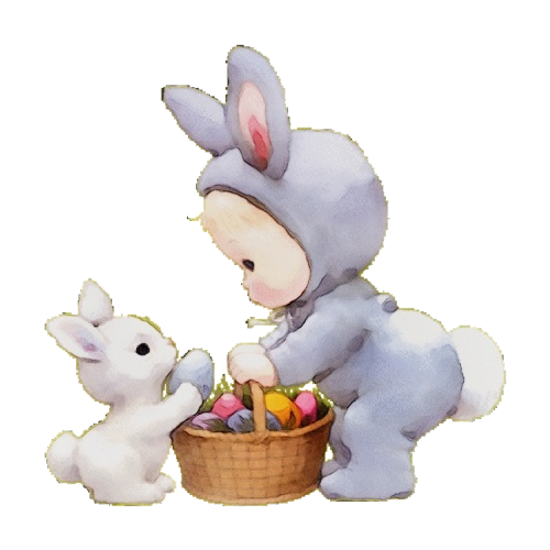 Transparent Easter Easter Bunny Drawing Cartoon Animal Figure for Easter